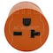 Ac Works Plug Adapter, 6-15/20R, L14-20P, 6-20P, L14-20P, 0 ft., Orange ADL1420620 - alternate 5